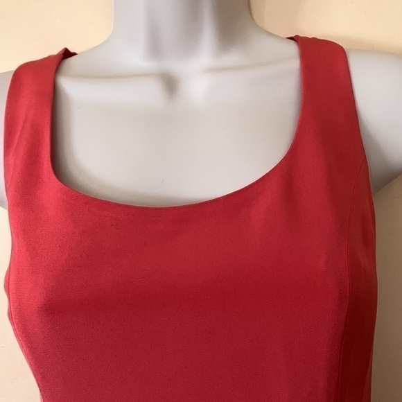 Ann Taylor 100% silk cross back sheath dress size 2 - Picture 2 of 10